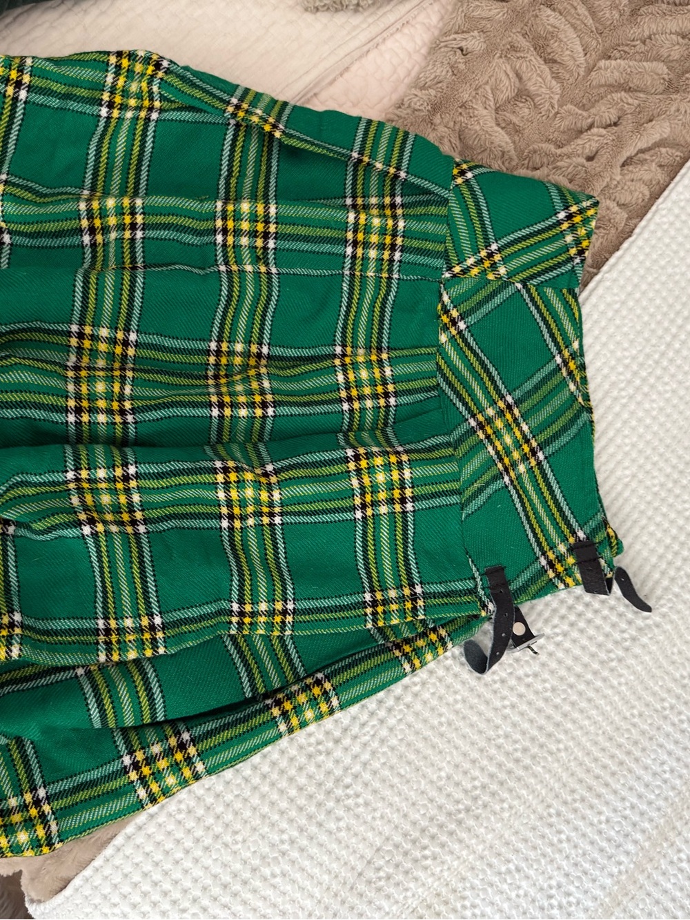 Green Plaid Mini Skirt - St. Patrick’s Day